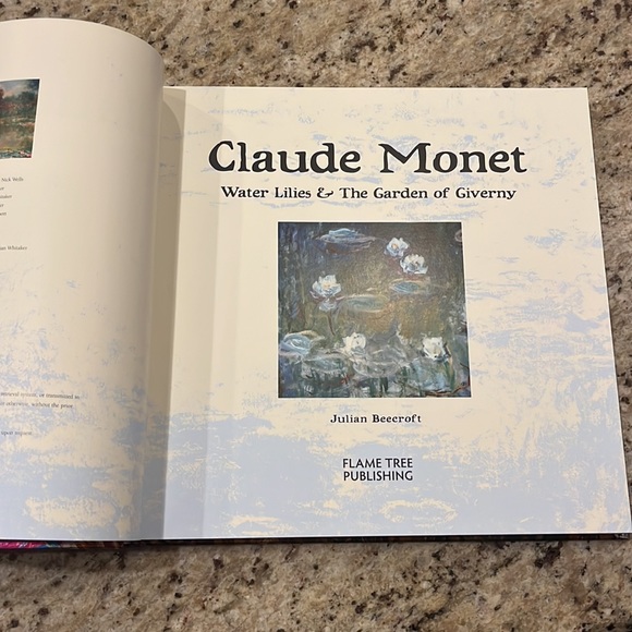 Claude Monet Julian Beecroft Book - Picture 3 of 4
